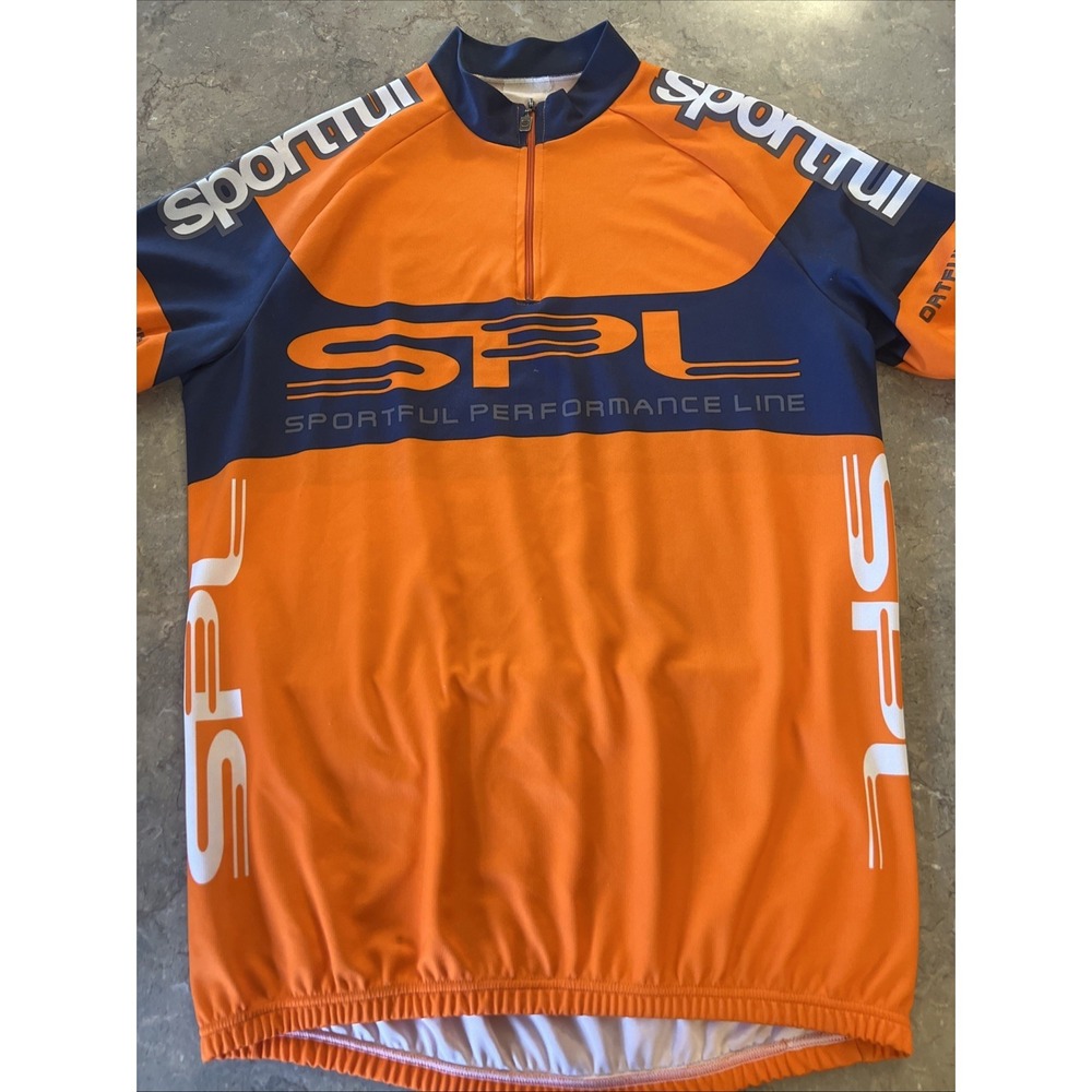 SPL Mens Cycling Jersey Size L Vintage